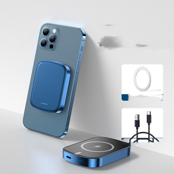 MagSafe Compatible Wireless Power Bank - 10000mAh Magnetic Fast Charging 15W
