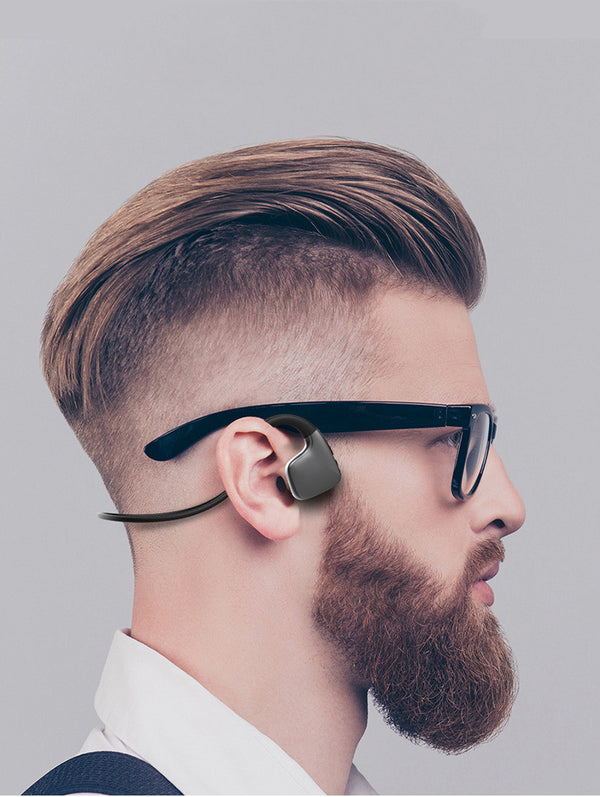 Wireless Bluetooth Sports Headphones - Head-Mounted Running Earphones with Voice Control