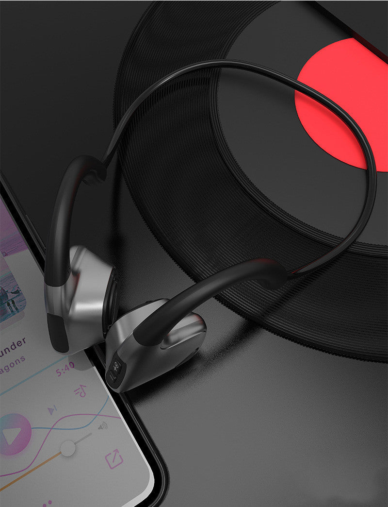 Wireless Bluetooth Sports Headphones - Head-Mounted Running Earphones with Voice Control