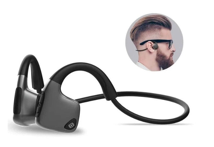 Wireless Bluetooth Sports Headphones - Head-Mounted Running Earphones with Voice Control