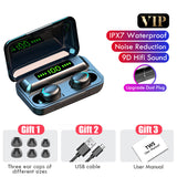 Advanced Bluetooth 5.0 Wireless Earbuds with Digital Power Display