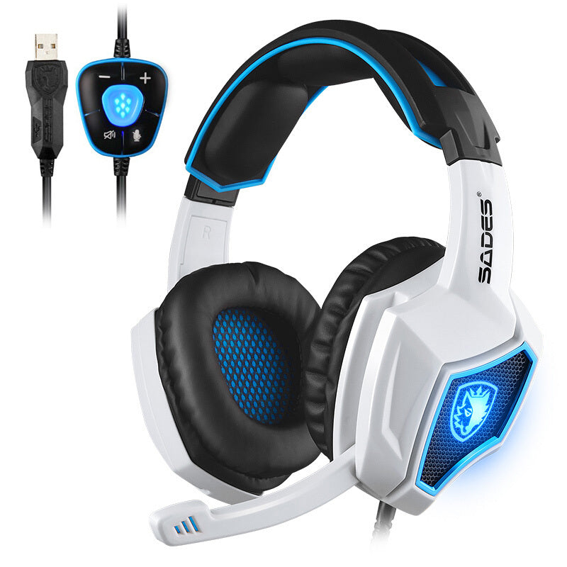 Professional Gaming Headset 7.1 Surround Sound with LED Backlight