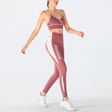 Premium Women's Athletic Two-Piece Gym Set - Pale Blue