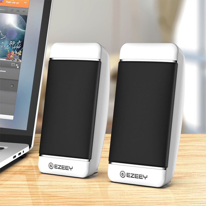 Professional USB Desktop Speakers - Compact 2.5W Stereo Audio System