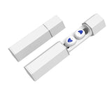 Wireless Bluetooth Earbuds - Premium Metal Rod Design with Charging Case