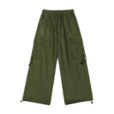Military Style Cargo Overalls with Multi-Pocket Design - Army Green XXL