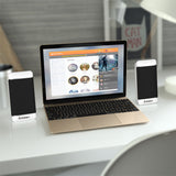 Professional USB Desktop Speakers - Compact 2.5W Stereo Audio System