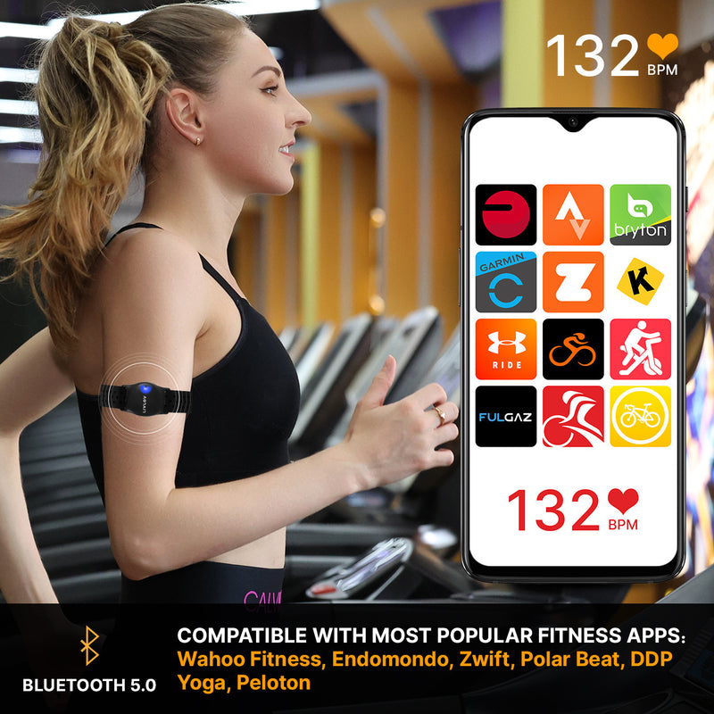 Professional Waterproof Heart Rate Monitor - V9 Sports Fitness Tracker for Basketball, Football & Running