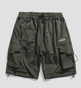 Korean Style Casual Cargo Shorts - Men's Loose Fit Summer Pants with Pockets