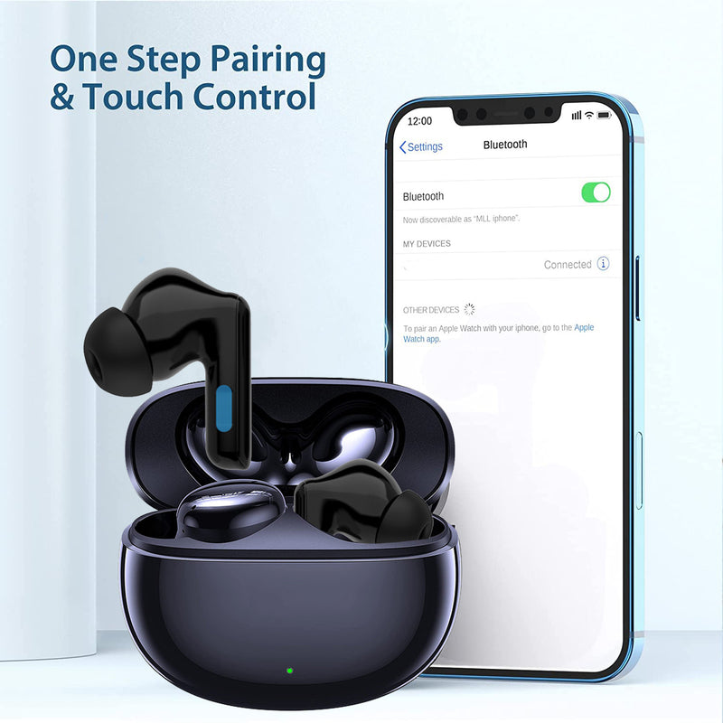 Advanced Bluetooth Hearing Aid - Rechargeable Digital Sound Amplifier with 12+ Hour Battery