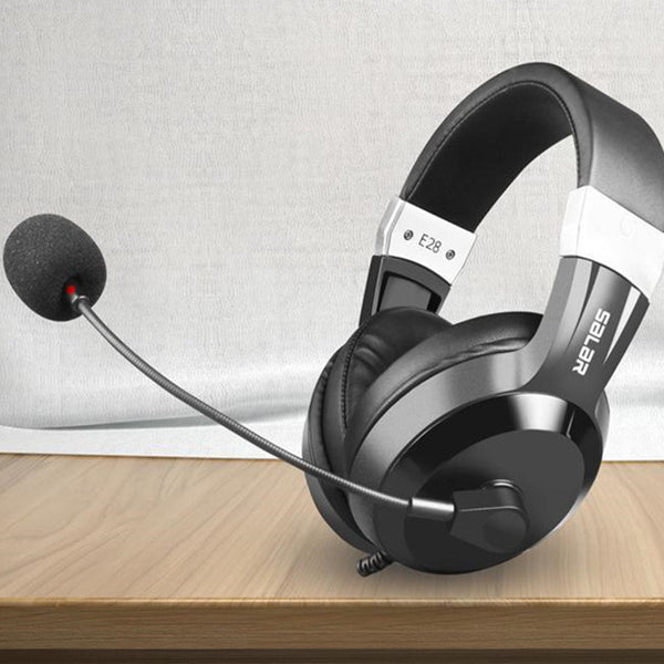 Professional Gaming Headset with Microphone - USB & 3.5mm Compatible