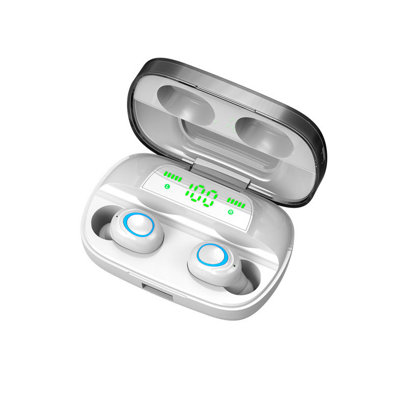 Premium Bluetooth 5.0 Wireless Earbuds with Digital Display - Waterproof Sports Headphones