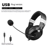 Professional Gaming Headset with Microphone - USB & 3.5mm Compatible
