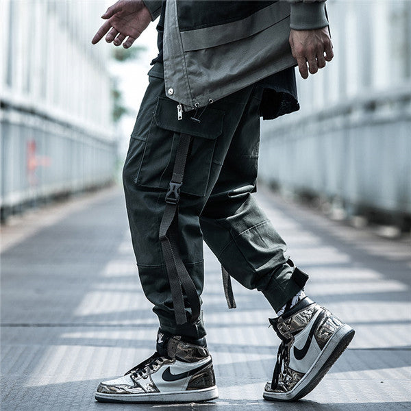 Tactical Cargo Pants Men - Military Style Combat Trousers with Velcro Straps & Multi-Pockets