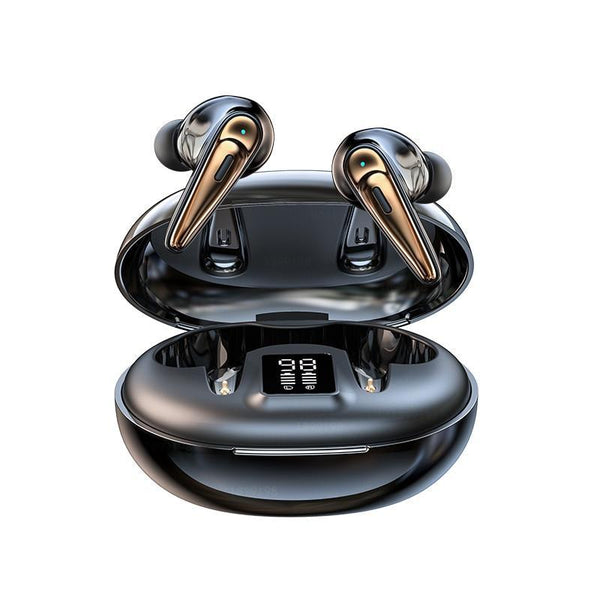 Digital Display Wireless Sports Earbuds - TWS Bluetooth Headphones with Charging Case