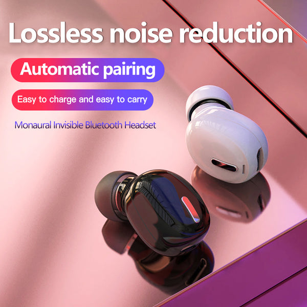 Ultra-Compact Q1 Wireless Bluetooth Earpiece - Invisible Business Headset