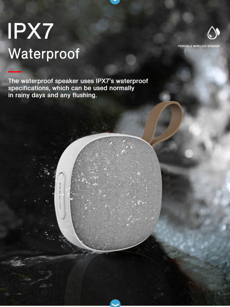 Portable Magnetic Bluetooth Speaker - Waterproof IPX6 Wireless Audio with Heavy Bass