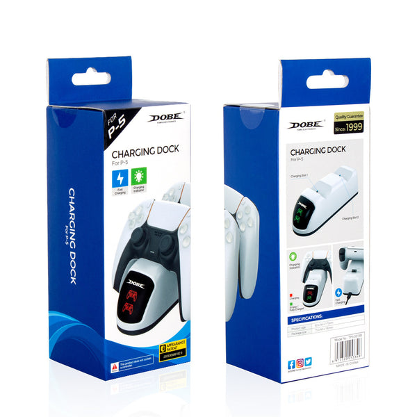 Smart LED Gaming Controller Charger with Breathing Light Indicator