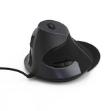 Professional Ergonomic Vertical Gaming Mouse - Wired Optical Desktop Mouse