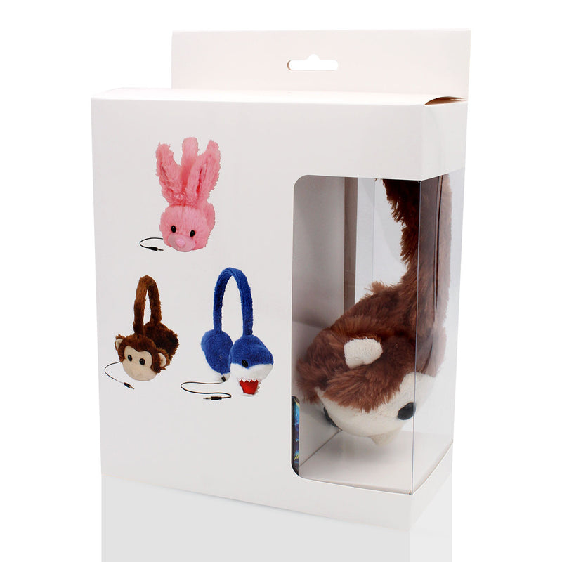 Kids Animal Cartoon Headphones - Volume Limited Safe Audio for Children