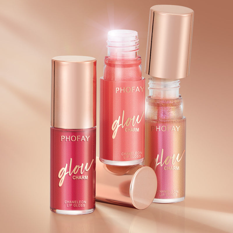 Luxurious Shimmer Lip Gloss - PHOFAY Moisturizing Formula