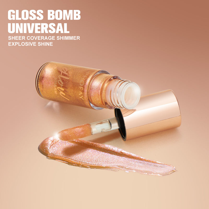 Luxurious Shimmer Lip Gloss - PHOFAY Moisturizing Formula