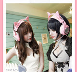 G951 Gaming Headset - USB 7.1 Virtual Surround Sound with LED Cat Ears & Vibration Technology