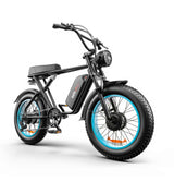High-Performance Dual Motor Electric Bike - 48V 1000W x2 Power System