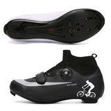 Professional Mountain Cycling Shoes - Men's Lock-In Power Bicycle Shoes