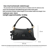 Chic Macaron Color Shoulder Bag - Trendy Women's Armpit Bag for Everyday Style