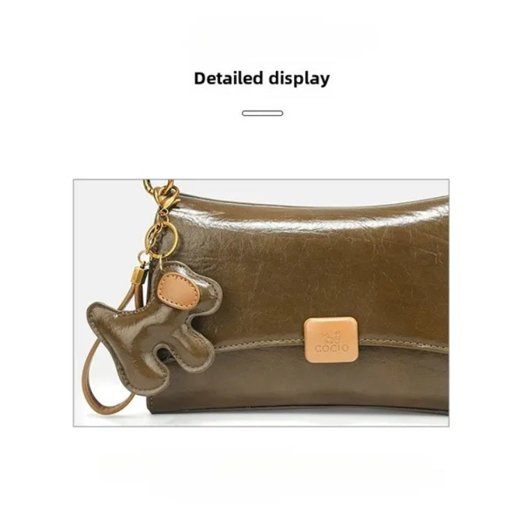 Chic Macaron Color Shoulder Bag - Trendy Women's Armpit Bag for Everyday Style