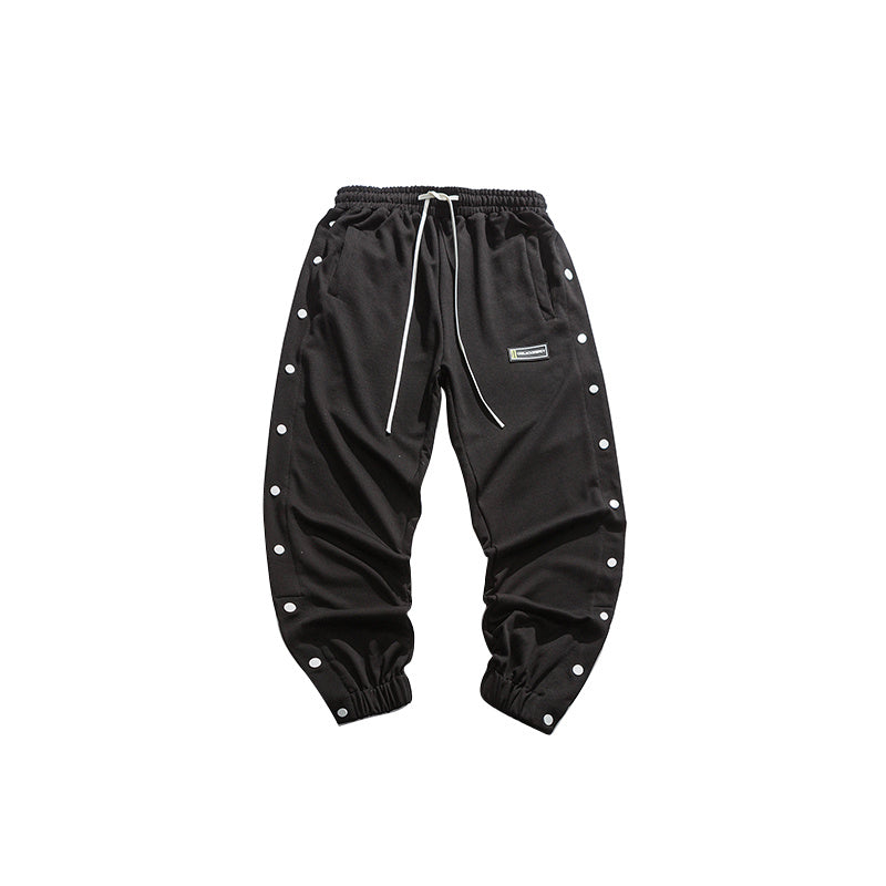 Urban Street Style Cargo Sweatpants - Men's High-Quality Cotton Blend