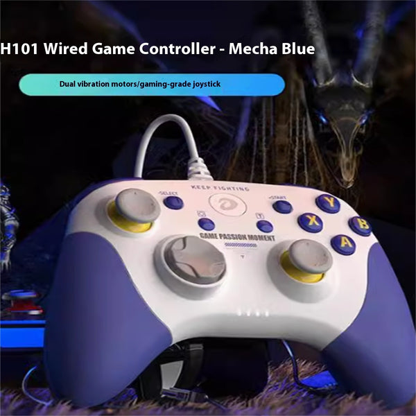 Ultimate Wired Gaming Controller for PC - Vibration Feedback & USB Connectivity