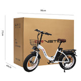 DRVETION CT20 Electric Bicycle - 750W Motor, 45KM/H Speed, Samsung Battery