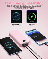9000mAh Power Bank with AC Socket & Digital Display - Fast Charging Portable Charger