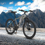 Adventure-Ready 24" Mountain Bike - Steel Frame with Shimano 21-Speed & Dual Disc Brakes