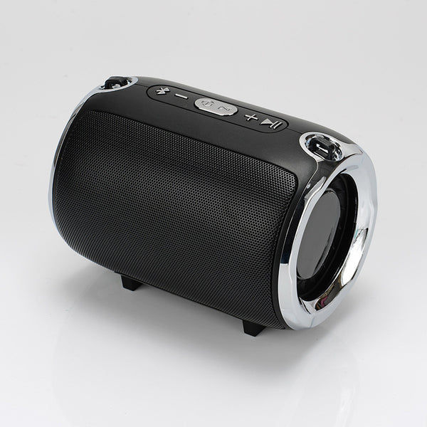 Wireless Bluetooth Subwoofer Speaker - Portable Metal Sound System with Card Reader & Radio