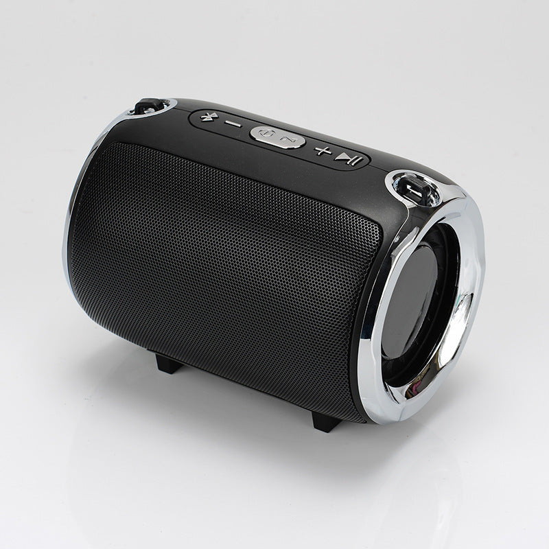 Wireless Bluetooth Subwoofer Speaker - Portable Metal Sound System with Card Reader & Radio