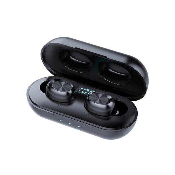 Wireless Bluetooth 5.0 Earbuds with Digital Display - 30H Playtime Touch Control Headset