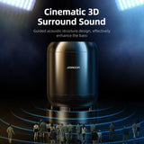 Wireless Bluetooth Ring Speaker - Portable 3D Audio Sound System