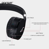 Wireless Bluetooth Headphones E88A - Foldable Stereo Headset with 60H Battery Life