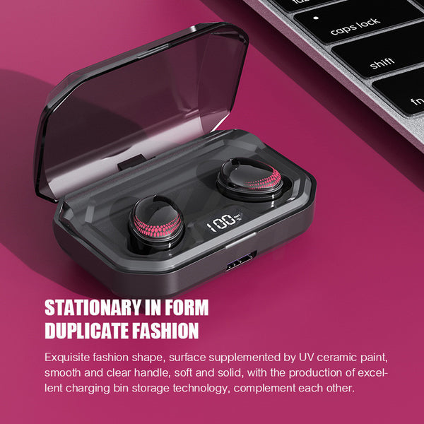 Wireless Bluetooth Earbuds X10 - 8H Playtime with 3000mAh Charging Case