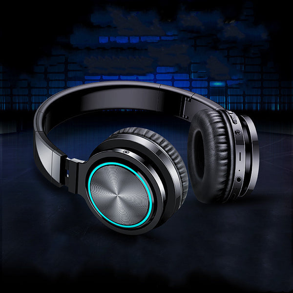 Wireless Bluetooth Headset B12 - Foldable Over-Ear Headphones with 10m Range