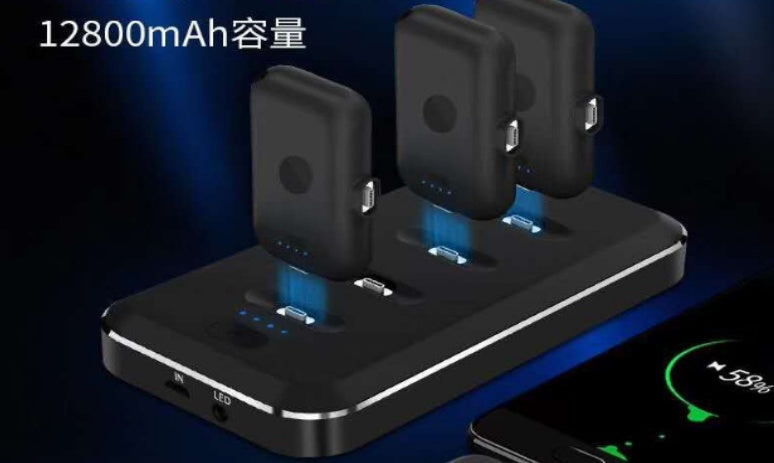 Premium Magnetic Wireless Power Bank - 12800mAh Portable Charger with LED Flashlight