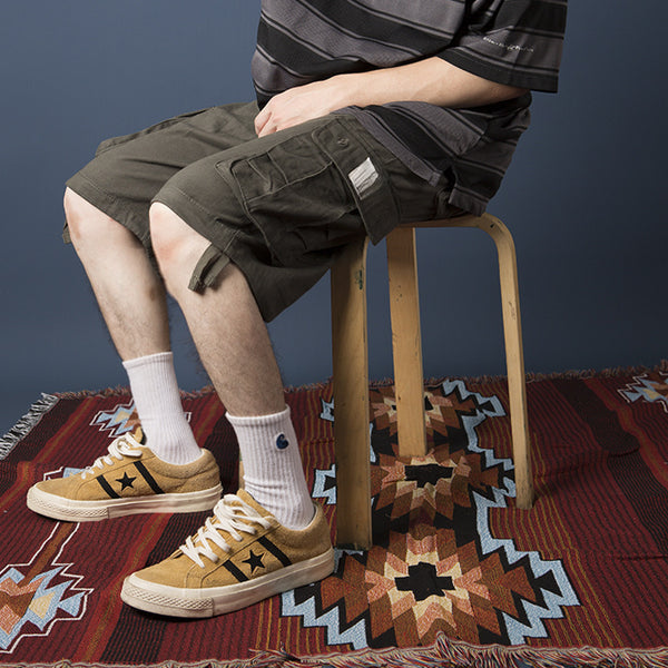 Japanese Style Casual Cargo Pants - Men's Trendy Overalls with Multiple Pockets