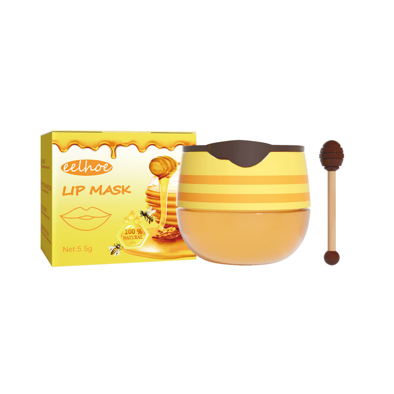 Honey Bee Lip Mask - Moisturizing Exfoliating Lip Care Treatment