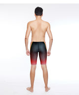 Men's Quick-Dry Swimming Trunks - Five-Point Mid-Length Boxer Style Swim Shorts