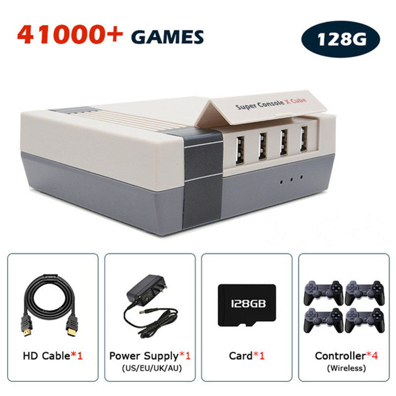 Classic Retro Gaming Console - 8-Bit Entertainment System with Built-in Games