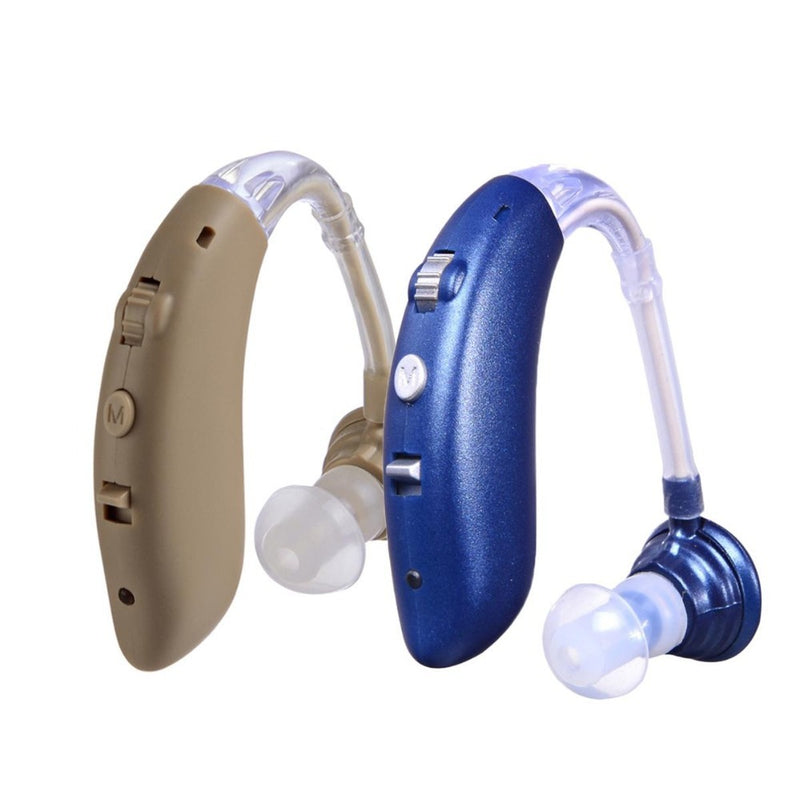 Rechargeable Hearing Aid Earphones - Sound Amplifier with Plastic Design
