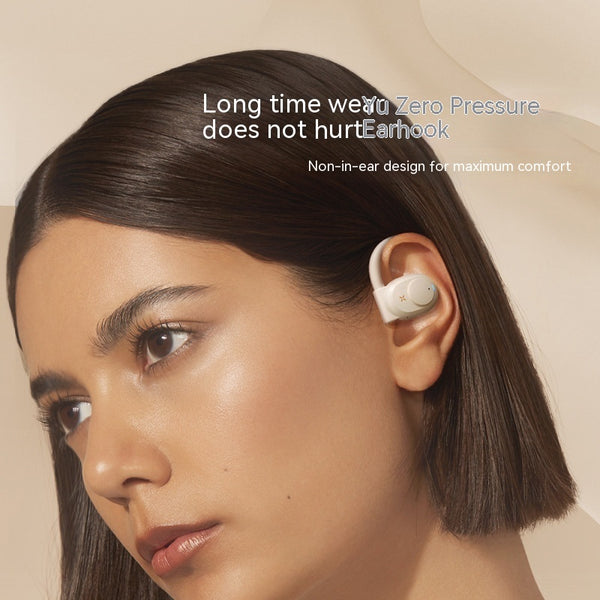 Wireless Bone Conduction Bluetooth Headset - Open-Ear Sports Earphones with 8-Hour Battery Life